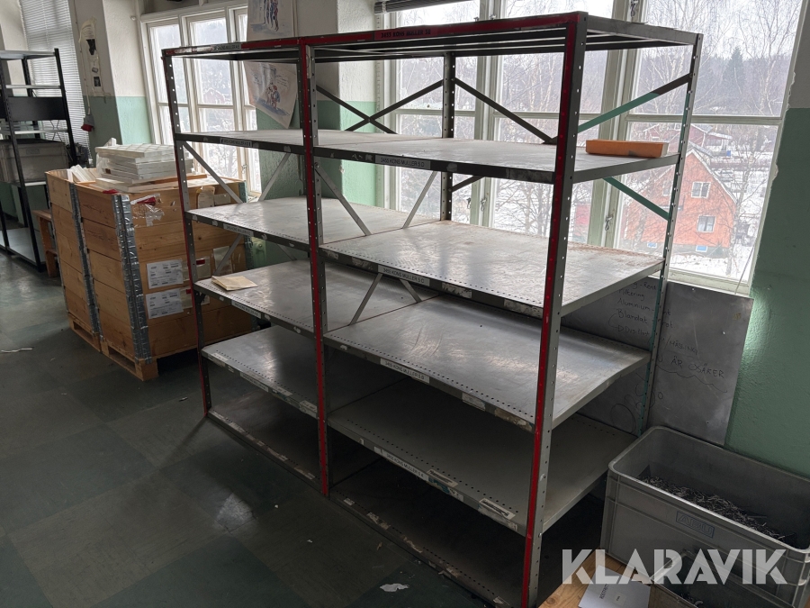 Lagerhyllor 2st sektioner