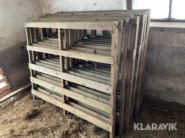 Fårgrindar 10 st, tryckimpregnerade