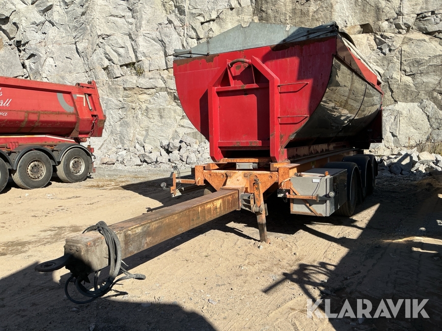Lastväxlarkärra Norslep PHV-24KT med asfaltsbalja