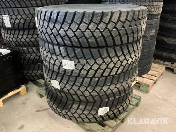 Lastbilsdäck Bridgestone 13/R22.5 4st