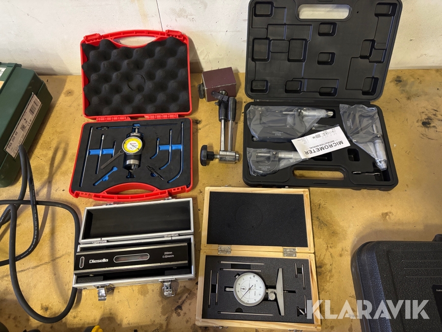 Mätverktyg Rockforce & Diesella 5st delar