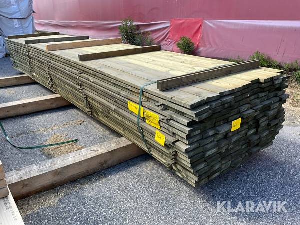 Virkespaket Tryckimpregnerat trallvirke 28x120 826löpmeter