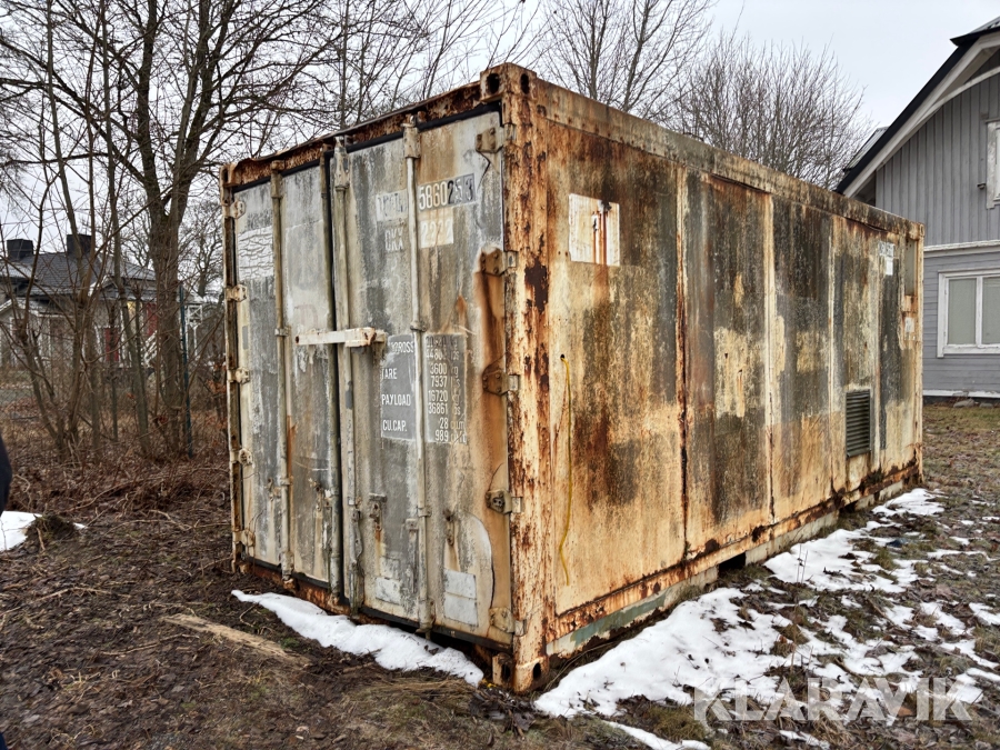 Container isolerad med aluminium golv