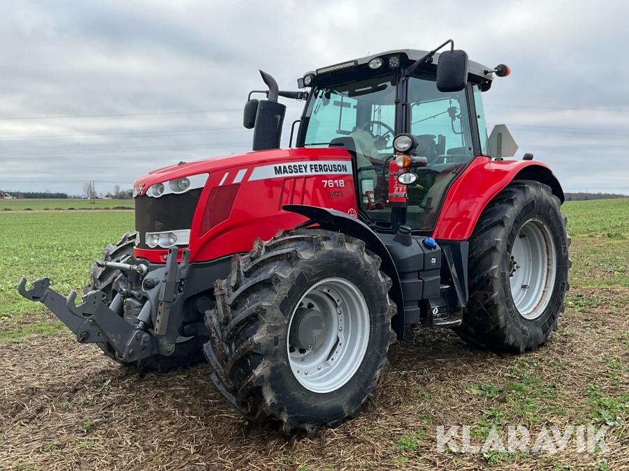 Traktor Massey Ferguson 7618 Dyna-6 med frontlyft