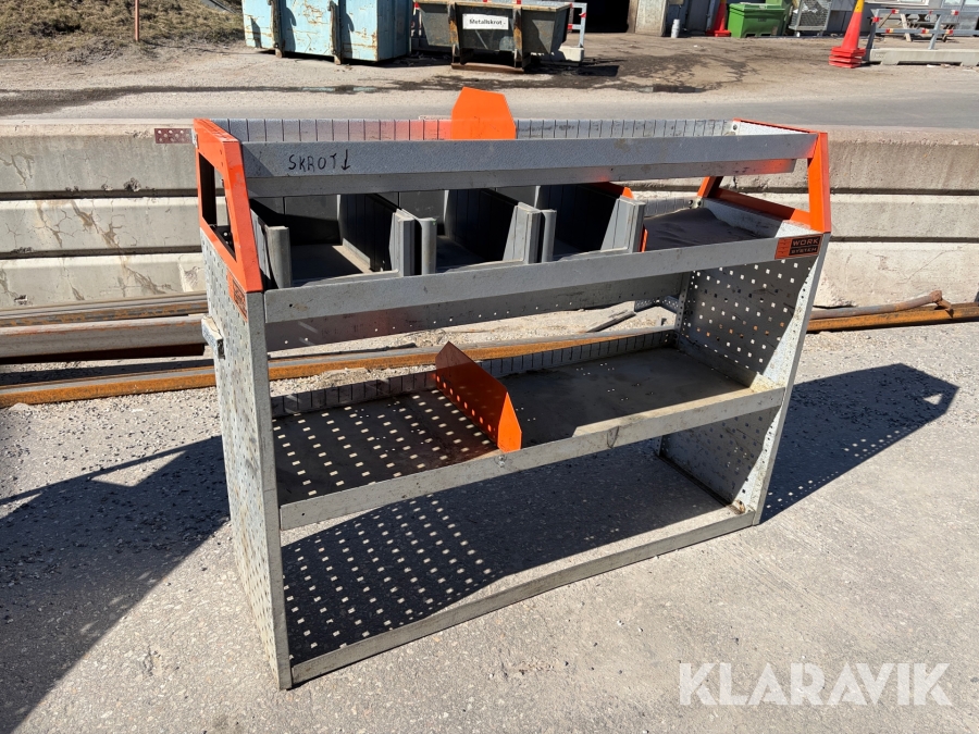 Verkstadsinredning Worksystem för arbetsbil