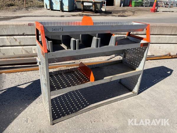 Verkstadsinredning Worksystem för arbetsbil