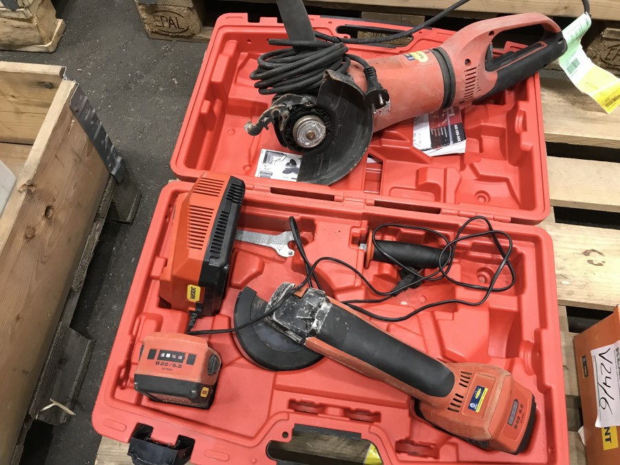 2st Kap/vinkelslipmaskiner