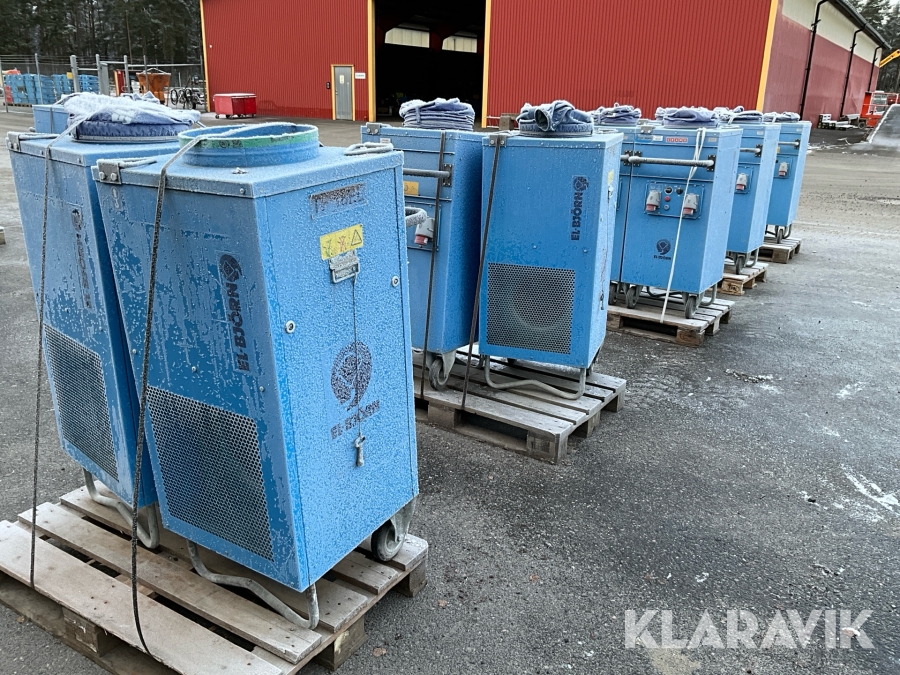 Varmluftsfläkt El-Björn TF 18 EL 10st