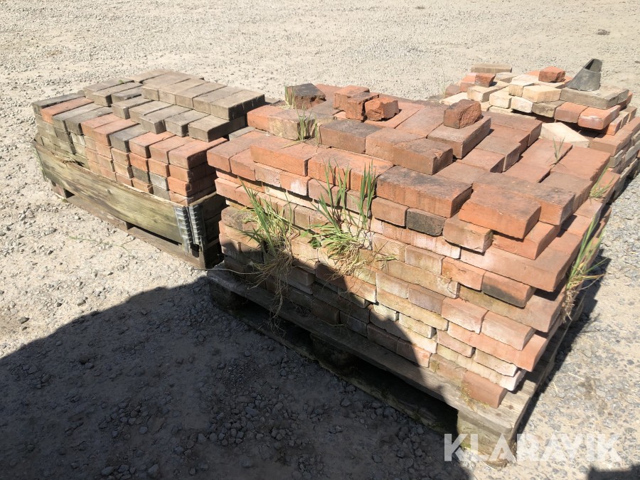 Begagnad tegel 3 pallar