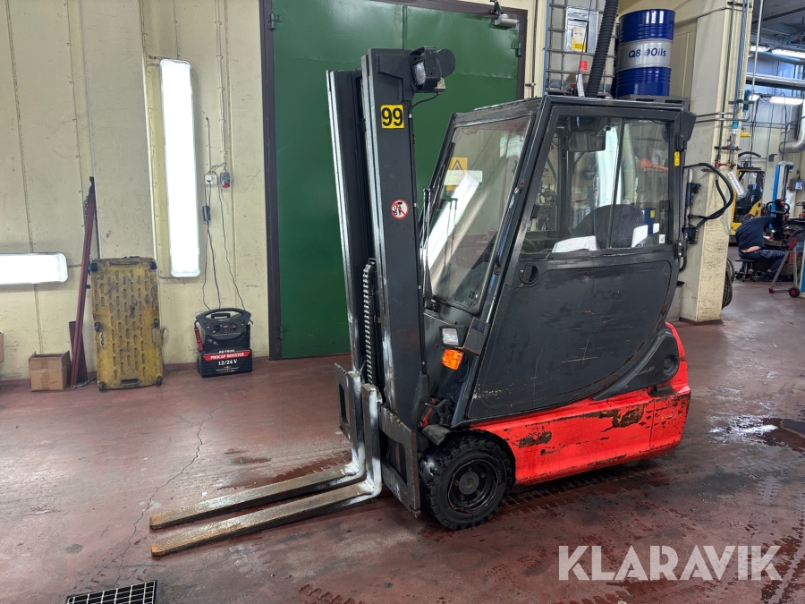 Motviktstruck Linde E16C-02 1600kg / 4600mm hyttvärme