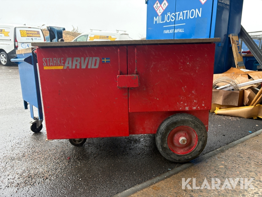Arbetsbord Starke Arvid 36300 med hjul