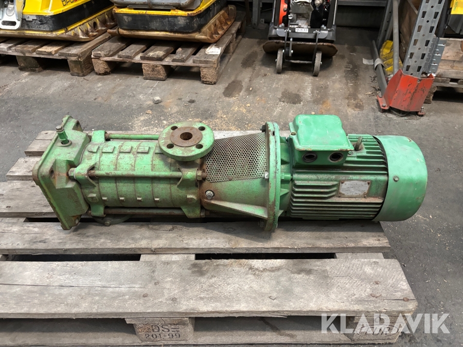 Vattenpump Flyget VN375A med elmotor