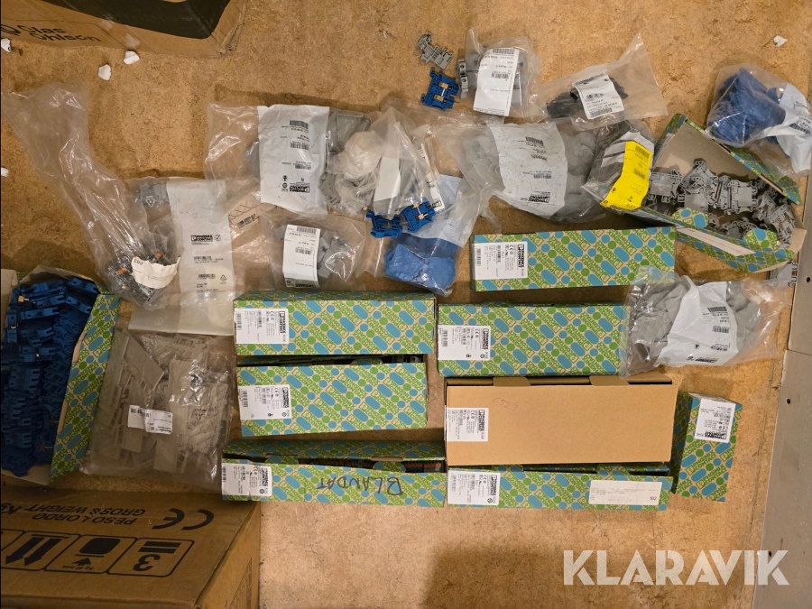 Stort parti kontaktplintar Phoenix