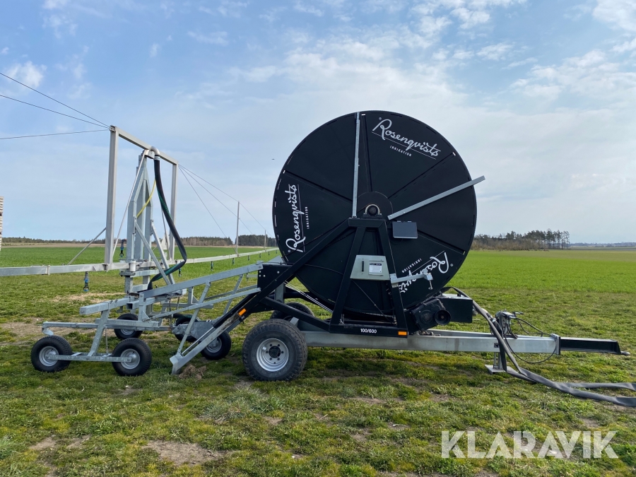 Bevattningsmaskin Rosenqvists Irrigation 2800e 100/600 60m ramp