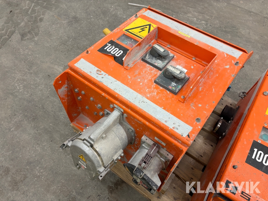 Riggskåp med mekanisk förregling Satema FCPI-S4+PE