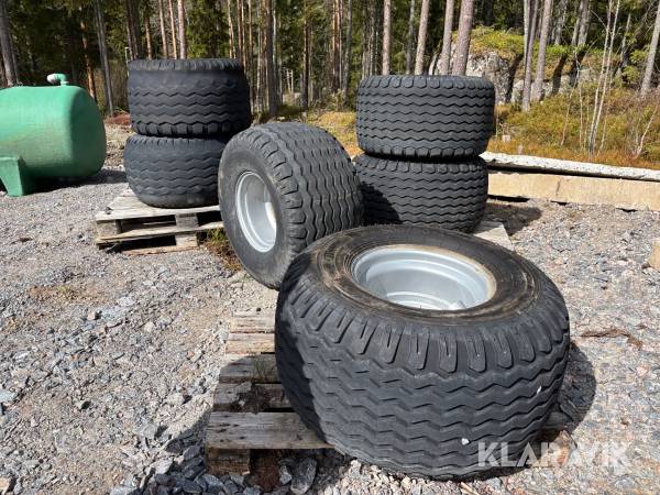 Lantbruksdäck med fälg BKT & GTK 6 st