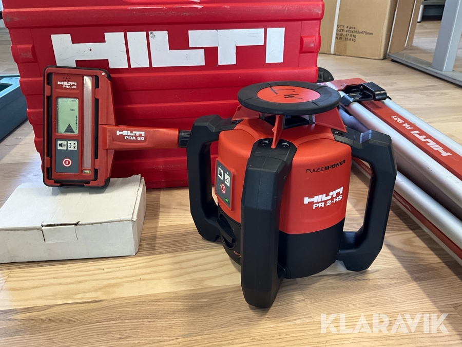 Rotationslaser Hilti PR 2-HS med PRA 20