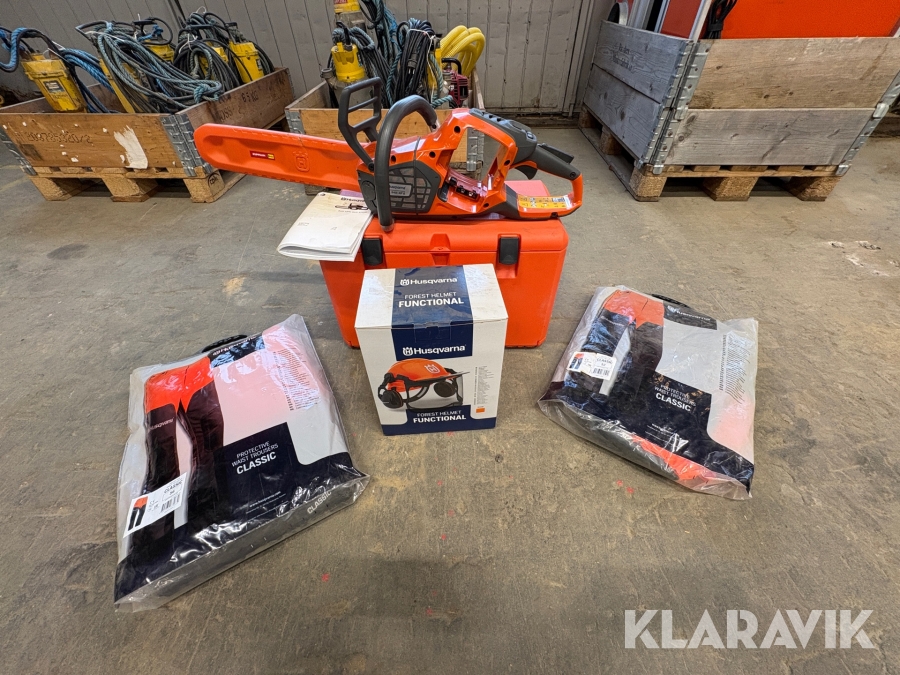 Elektrisk kedjesåg, utan batteri & laddare Husqvarna 540iXP Med skyddsutrustning