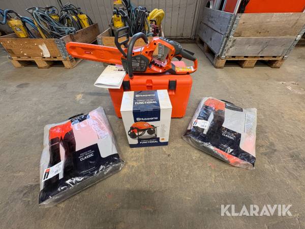 Elektrisk kedjesåg, utan batteri & laddare Husqvarna 540iXP Med skyddsutrustning