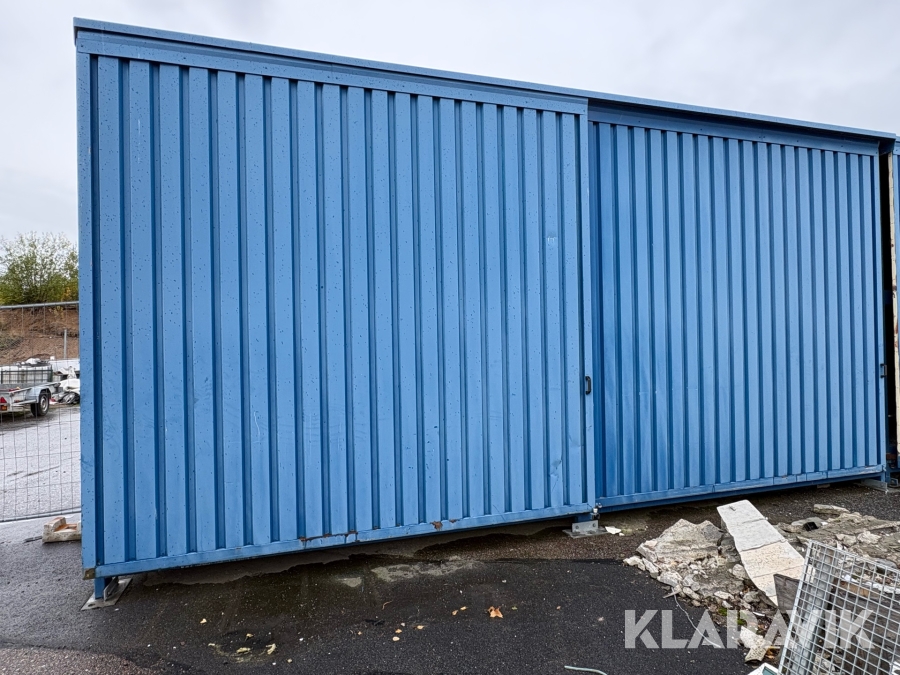 Industriskåp/kemskåp med miljöbalja & skjutdörrar
