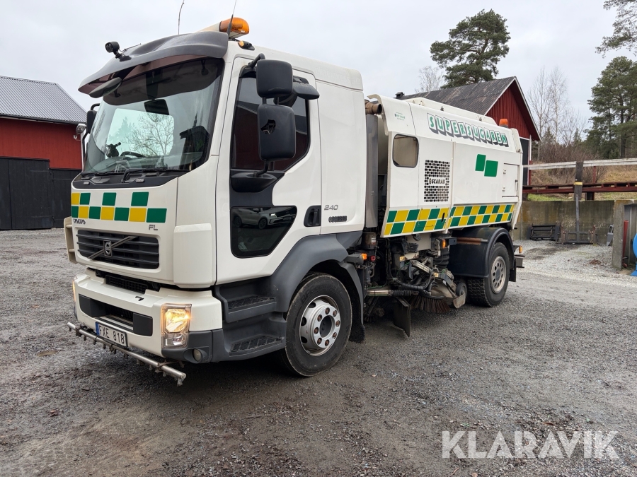 Soplastbil /sopmaskin Volvo FL2404x2 scarab