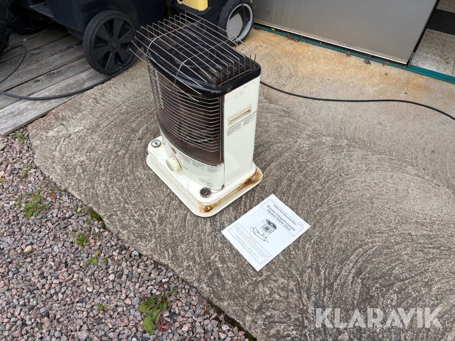 Fotogenkamin Kerona WKH-100A med batteritändning