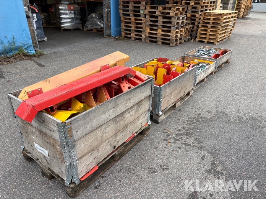 Pallställstillbehör påkörningsskydd - 5 pallar
