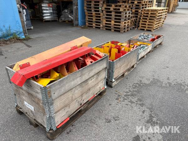 Pallställstillbehör påkörningsskydd - 5 pallar