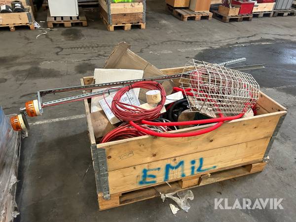 Kablar, brandlarmsdetaljer med mera