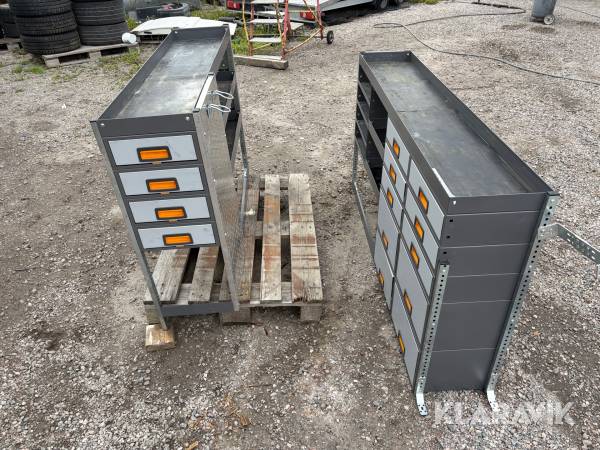 Verktygsinredning BOB system 2 st delar passande VW Transporter