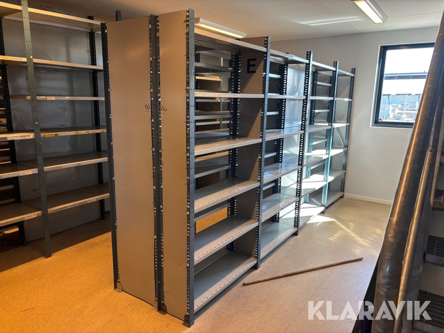 Lagerhylla/hyllställ 8st sektioner