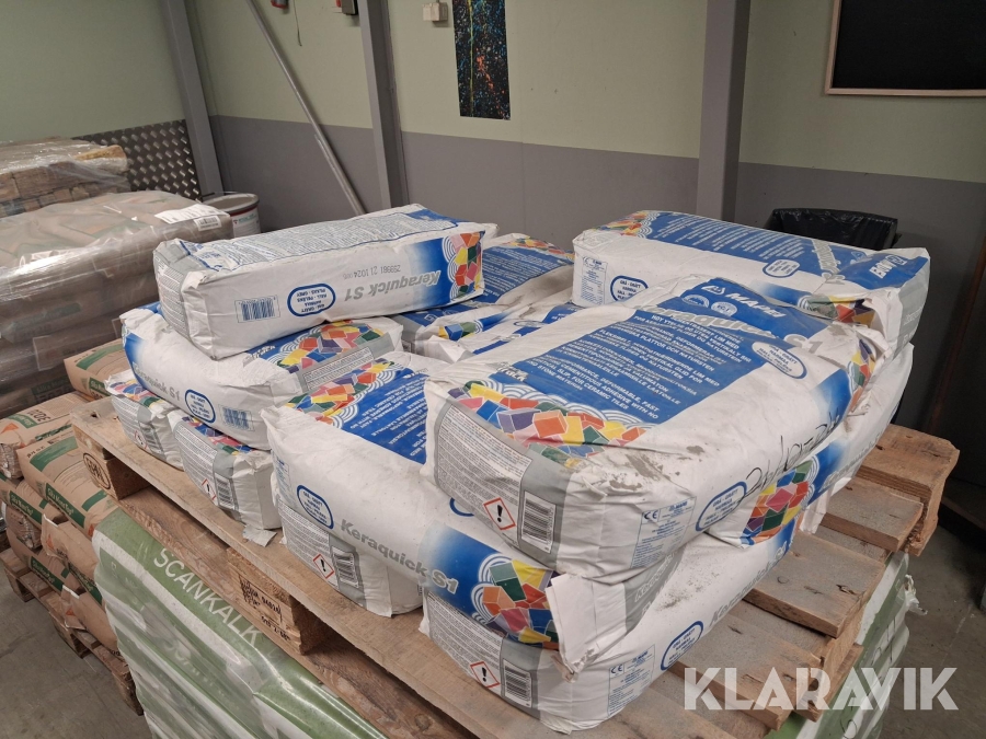 Cementbaserad fästmassa Mapei Keraquick S1 15st