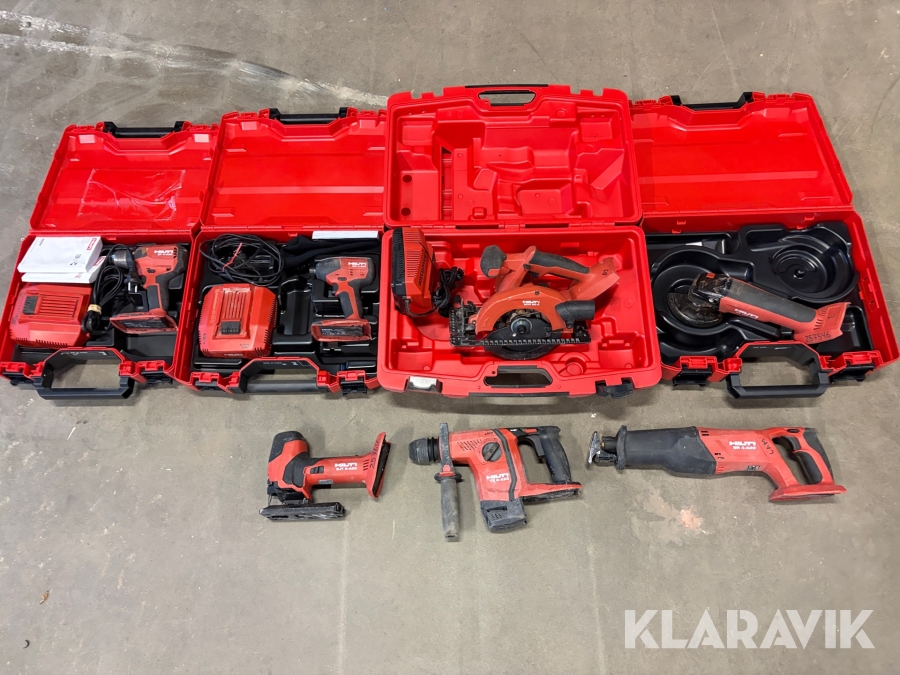 Parti med Verktyg 7 st Hilti