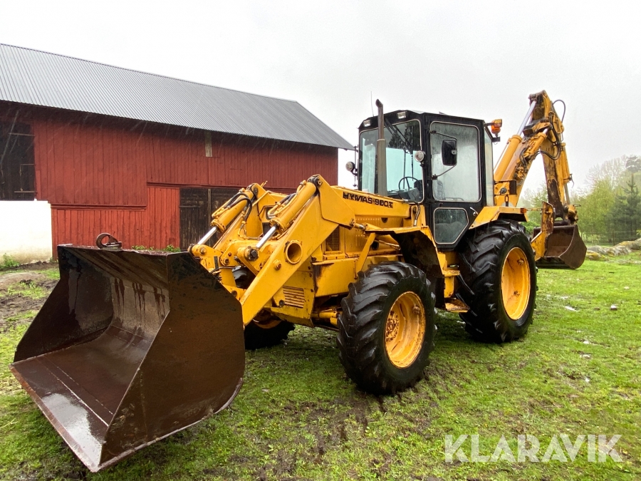 Grävlastare Hymas 900T med 4 st skopor