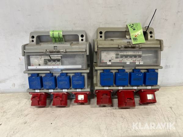 Undercentraler 16a, 32a Garo 416-6, 432-6