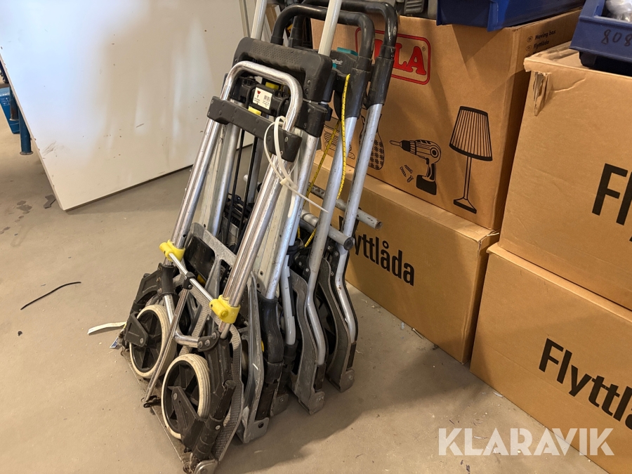 Säckkärror utfällbara 5st