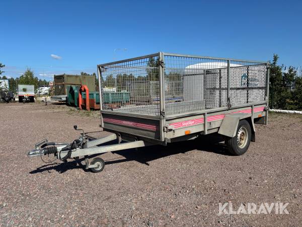 Personbilssläp Sävsjösläpet 750kg bromsat med ramp