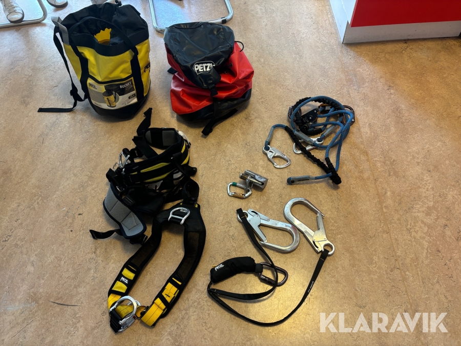 Fallskyddssele Petzl med Grillon lifeline