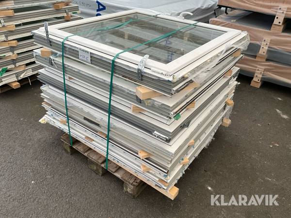 Plastfönster 6st