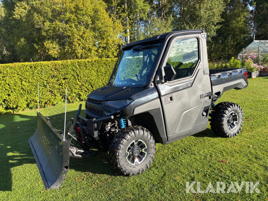 UTV Polaris Ranger XP 1000 Nordic 1.0 AWD Automatisk 69 hk med elhydraulisk plog
