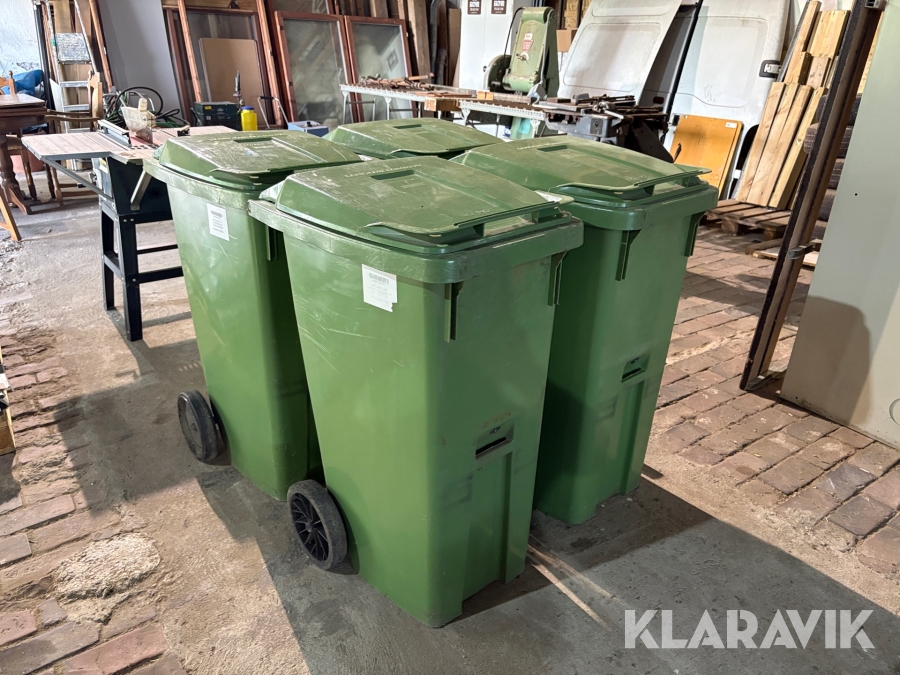Sopkärl 4 st Perstorp 190 liter