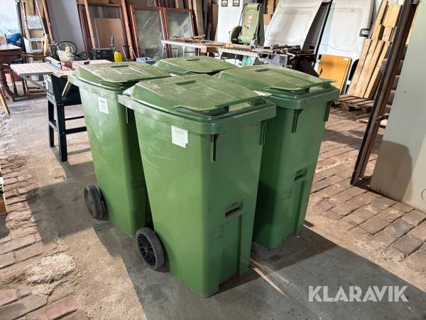Sopkärl 4 st Perstorp 190 liter