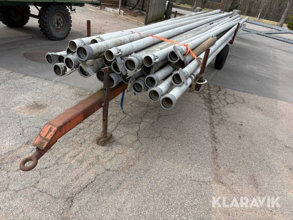 Bevattningsrör 4” med vagn