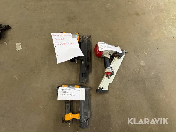 Spik/Dyckertpistoler Bostitch,Max 3st