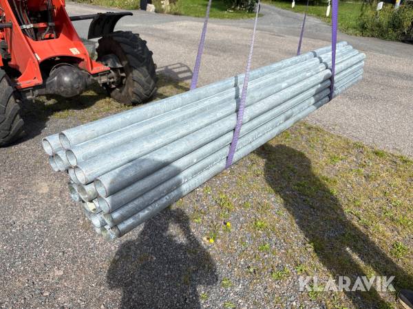 Elförzinkade stålrör 2m