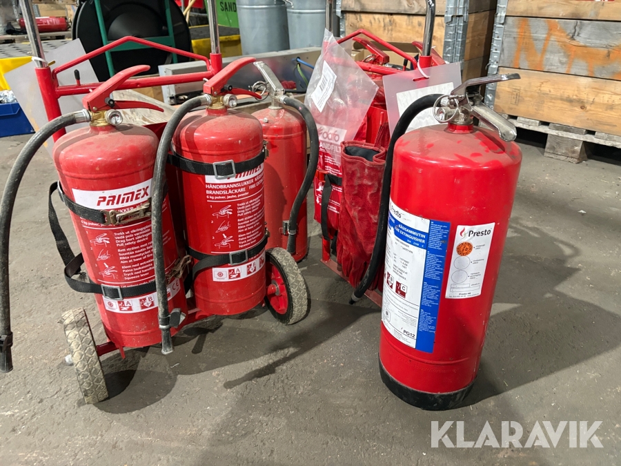 Brandsläckare 6st