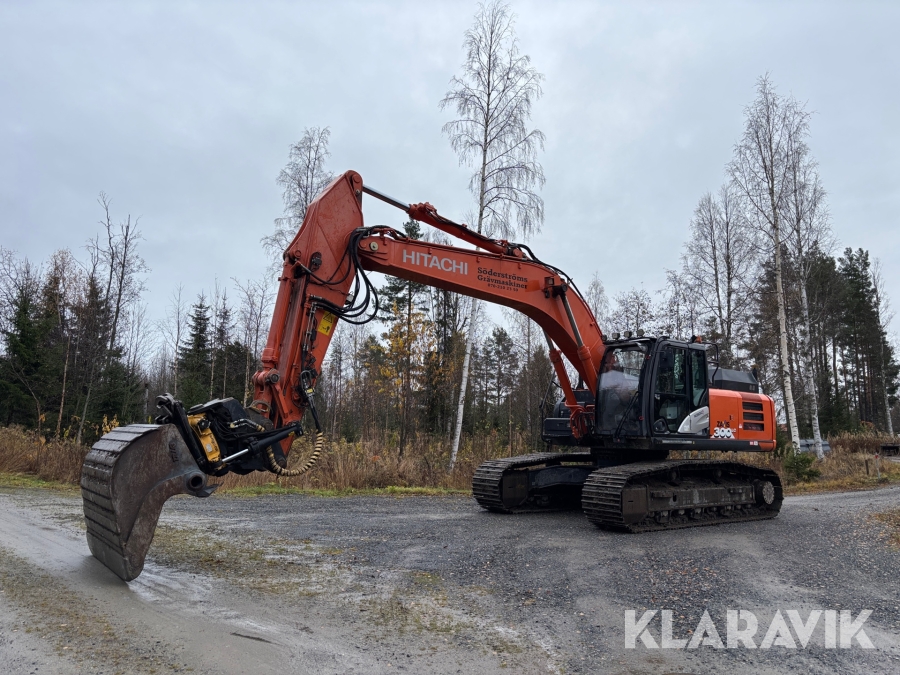Grävmaskin Hitachi ZX300LC-6 med grävsystem/ tiltrotator/ skopor
