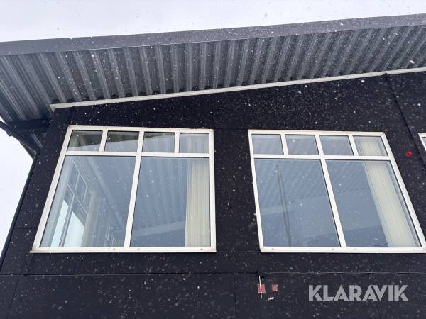 Fönsterpartier 7st och ett parti med dörr