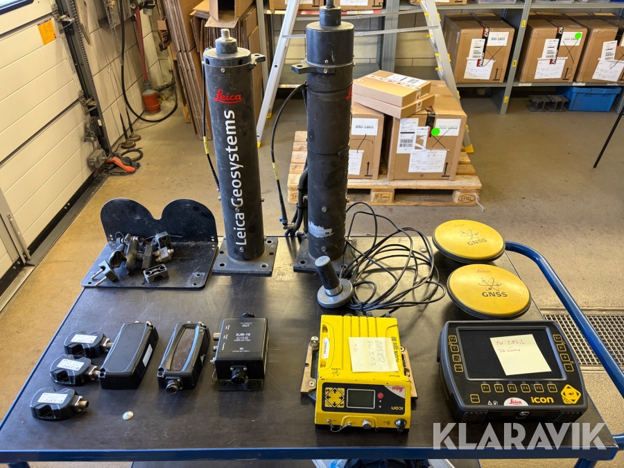 Grävsystem Leica Icon komplett 3D med 3D licens och 4G