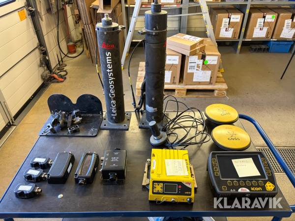 Grävsystem Leica Icon komplett 3D med 3D licens och 4G
